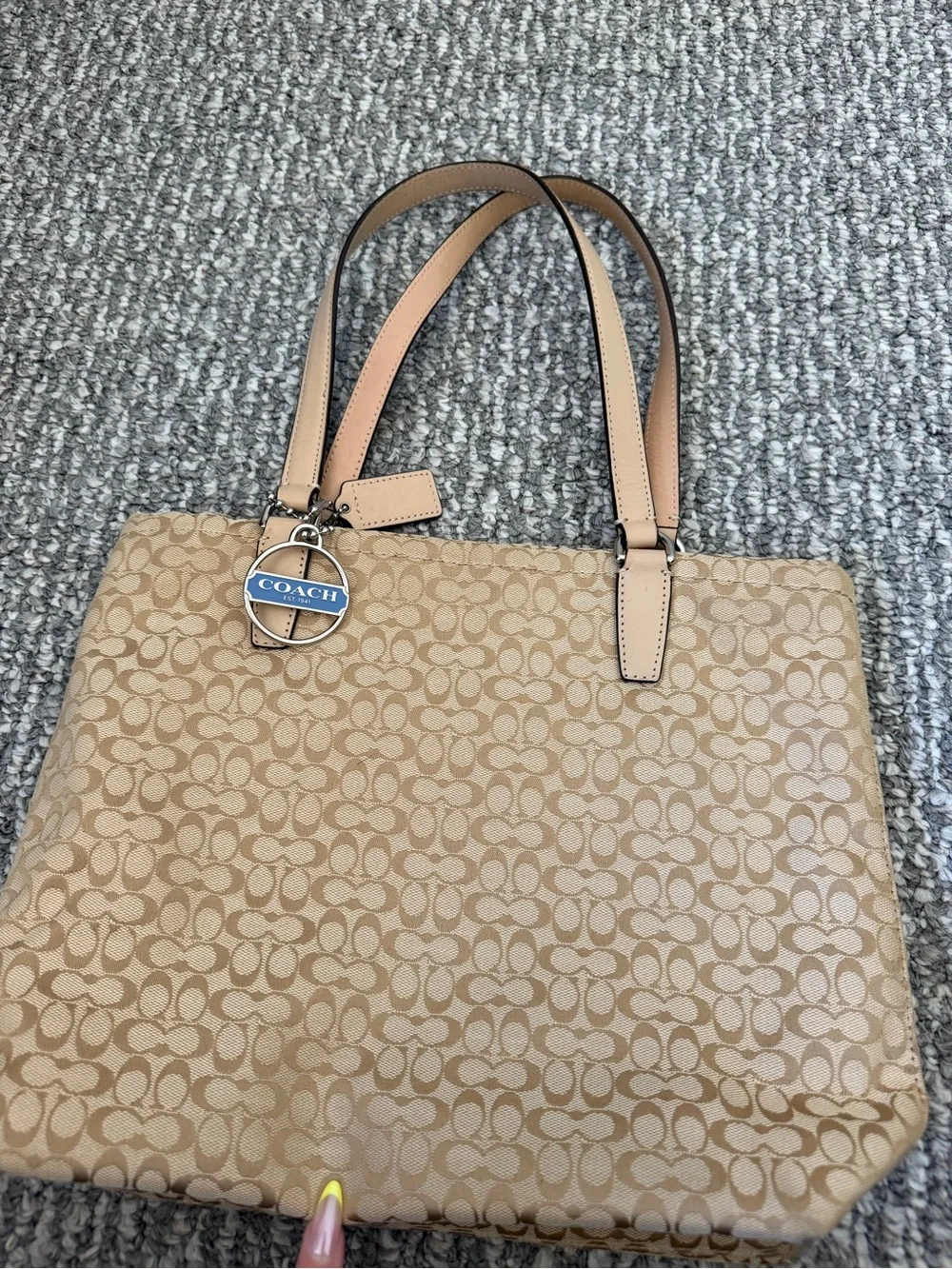 Coach Monogram Tote Bag